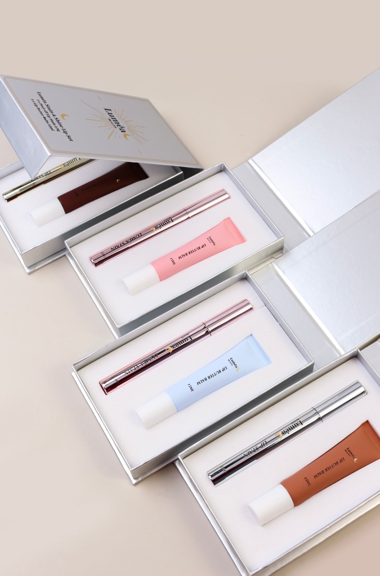 Luméa Stain & Shine Lip Set