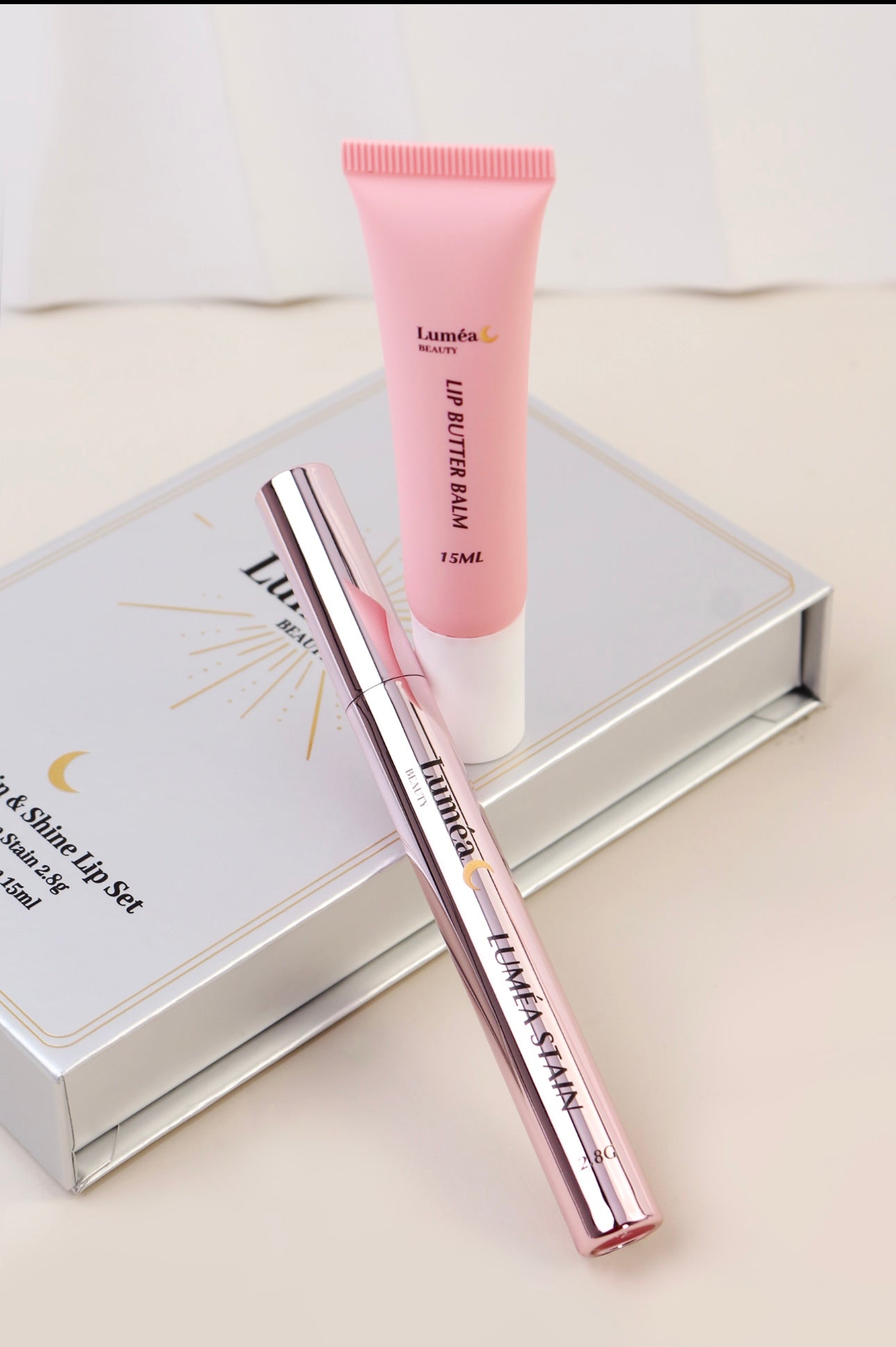 Luméa Stain & Shine Lip Set
