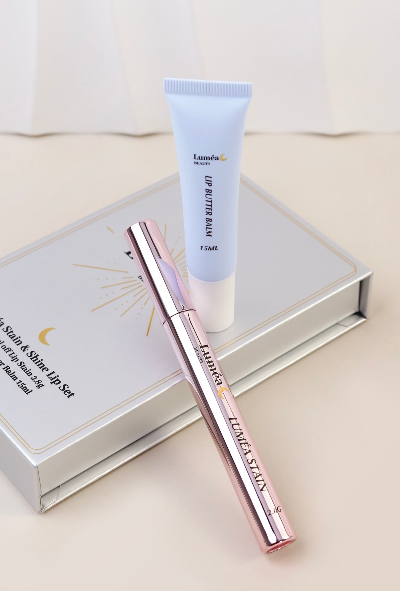 Luméa Stain & Shine Lip Set